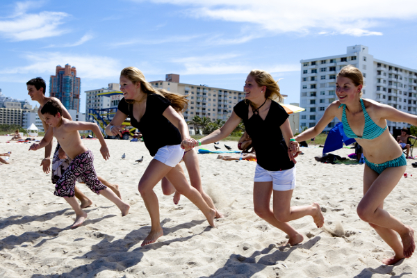 Pláž ve Fort Lauderdale, Florida