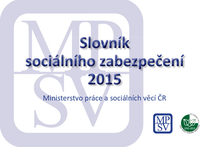 MPSV: Slovník sociálního zabezpečení